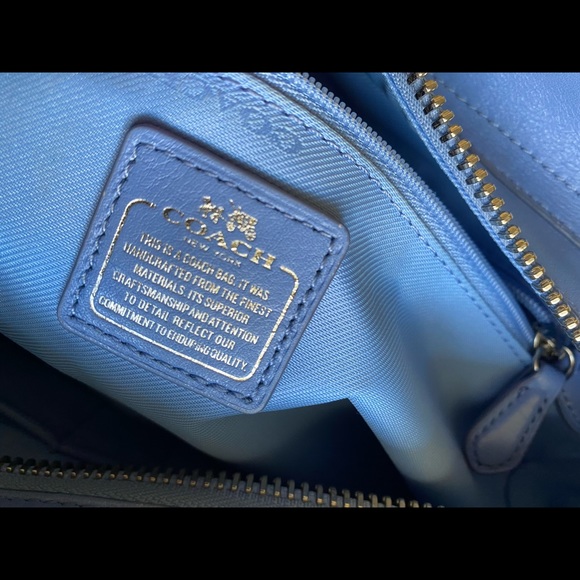 💵 SOLD 💵 Coach Swagger Christal Blue 33 - Picture 12 of 12
